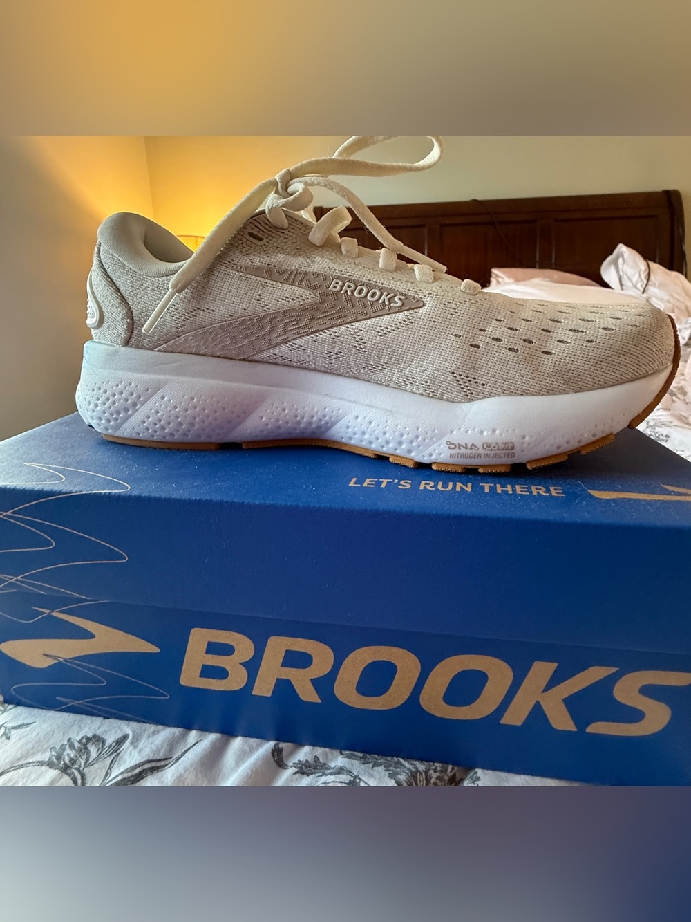 Brooks Athletic Shoes in Cream/Beige - Picture 4 of 6